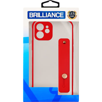 Brilliance LUX iPhone 12 Two-in-one fine Hole case Red