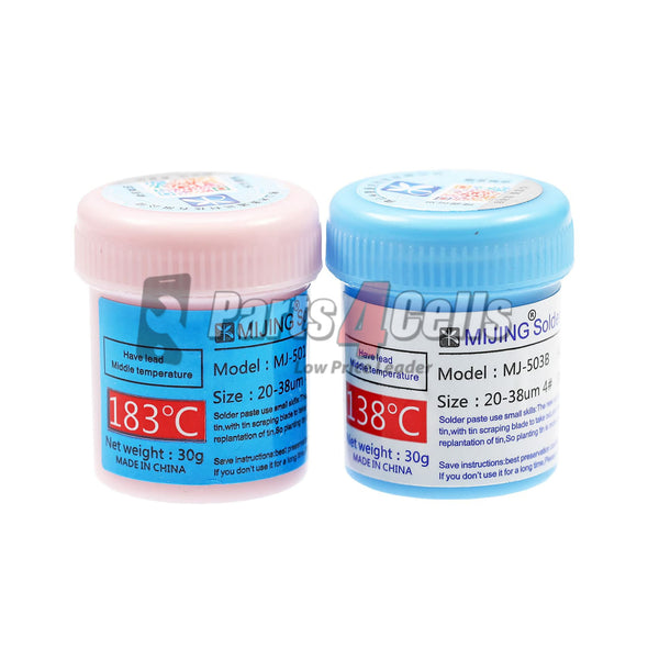 MiJing Solder Paste Tool for PCB, SMD, BGA - MJ-503B 30g 138°C