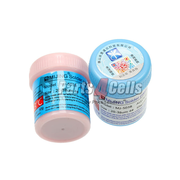 MiJing Solder Paste Tool for PCB, SMD, BGA - MJ-503B 30g 138°C