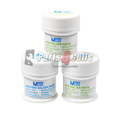 MaAnt Lead Free Solder Paste MY-58A 158℃ 50g