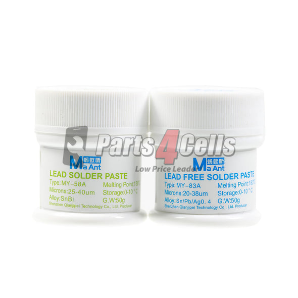MaAnt Lead Free Solder Paste MY-58A 158℃ 50g