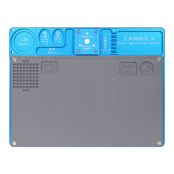 WL Aluminium Alloy Maintenance Platform 330mm x 198mm - Blue