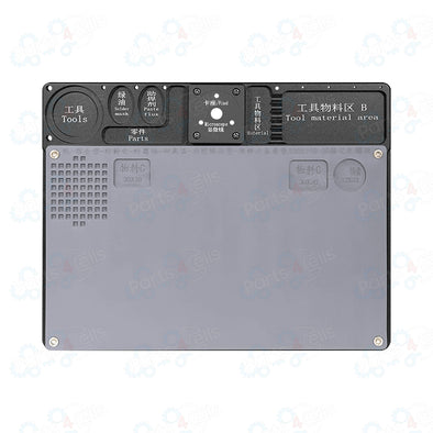 WL Aluminium Alloy Maintenance Platform 330mm x 198mm - Black