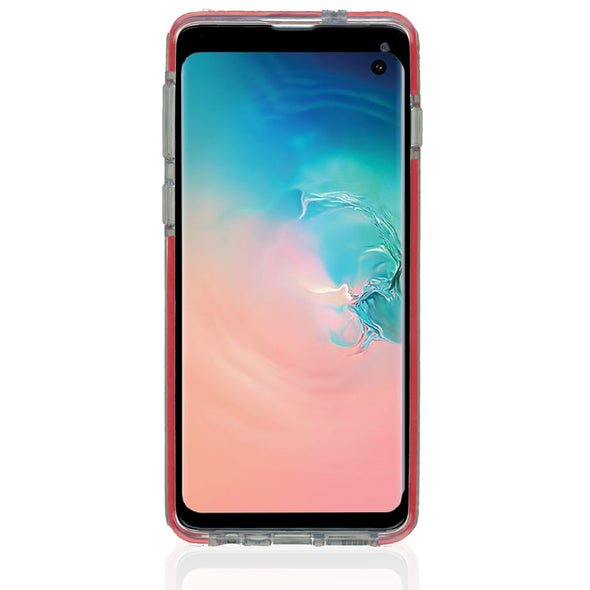 SAFIRE Samsung S10 Crystal Side Spine Case Red