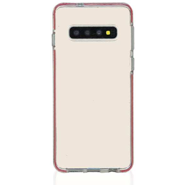 SAFIRE Samsung S10 Crystal Side Spine Case Red