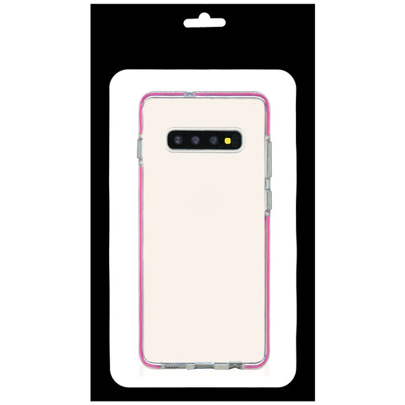 SAFIRE Samsung S10 Crystal Side Spine Case Pink