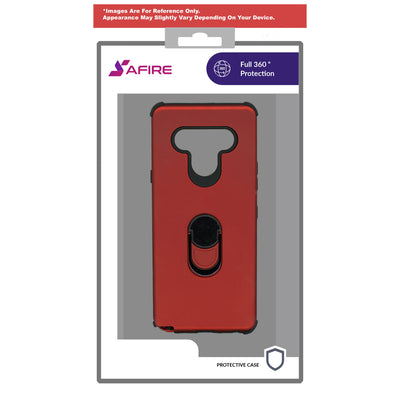 SAFIRE Samsung A01 SM-A015 2020 Ring Hybrid Case Red