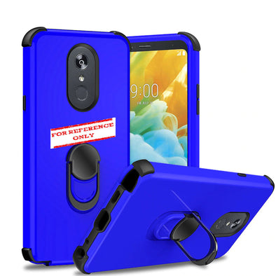 SAFIRE Samsung A21 2020 A215 Ring Hybrid Case Blue