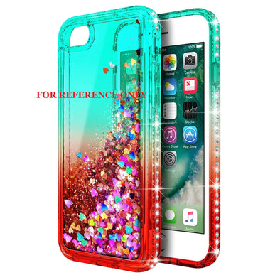 SAFIRE Samsung A01 SM-A015 2020 Water Glitter Case Green & Red