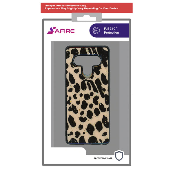 SAFIRE Samsung A21 2020 A215 Marble Case Leopard