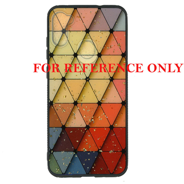 SAFIRE Samsung A21 2020 A215 Marble Case Triangle Squad