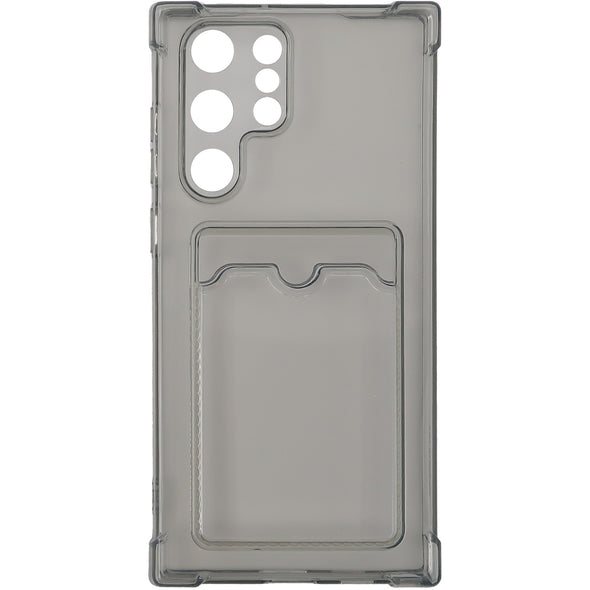 Brilliance LUX Samsung S22 Ultra Anti-Drop Card Holder Case Gray