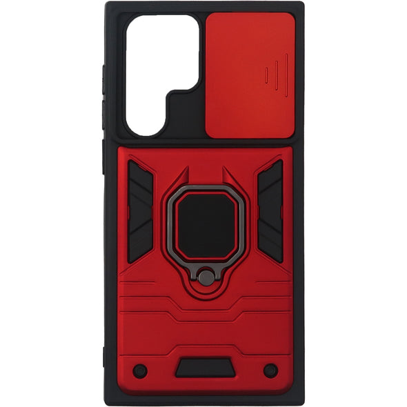 Brilliance LUX Samsung S22 Ultra Warrior Window Case Red