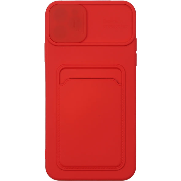 Brilliance LUX iPhone 11 PRO MAX Push window card case Red