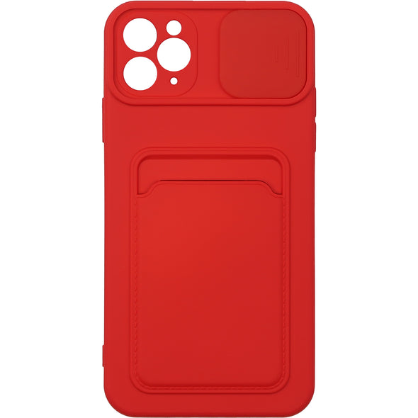 Brilliance LUX iPhone 11 PRO MAX Push window card case Red