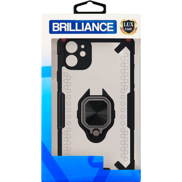 Brilliance LUX iPhone 12 Vulcan Warrior Case Black