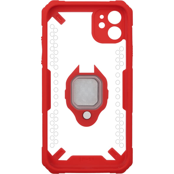 Brilliance LUX iPhone 12 Vulcan Warrior Case Red