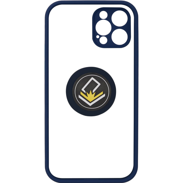 Brilliance LUX iPhone 12 PRO Eagle Eye Skin Feeling Case Navy Blue