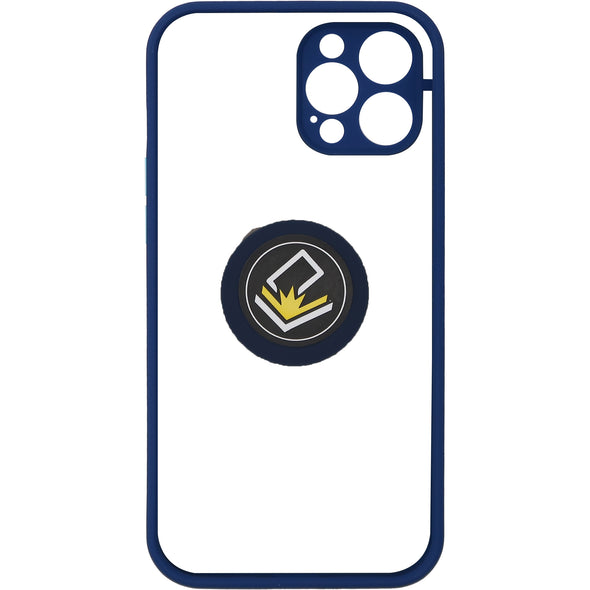 Brilliance LUX iPhone 12 PRO MAX Eagle Eye Skin Feeling Case Navy Blue