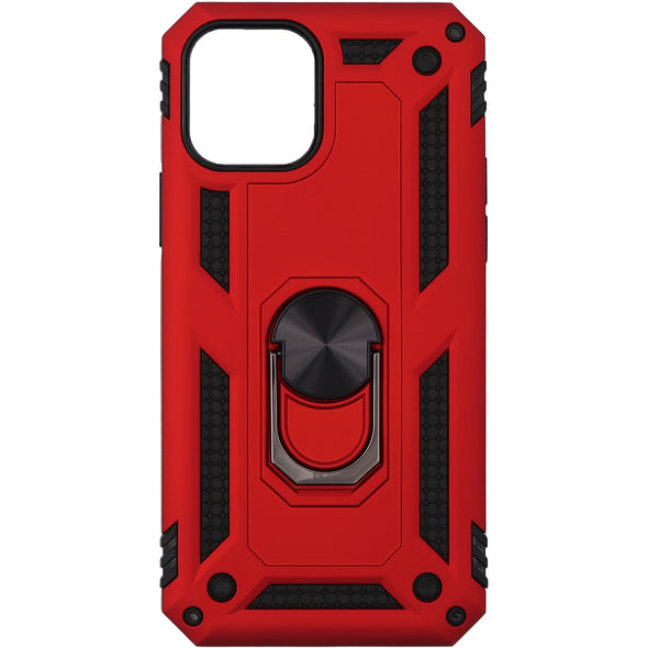 Brilliance LUX iPhone 12 Sergeant Anti-fall Bracket Armor Case Red