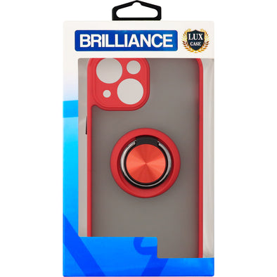 Brilliance LUX iPhone 13 Mini Eagle Eye Skin Feeling Case Red