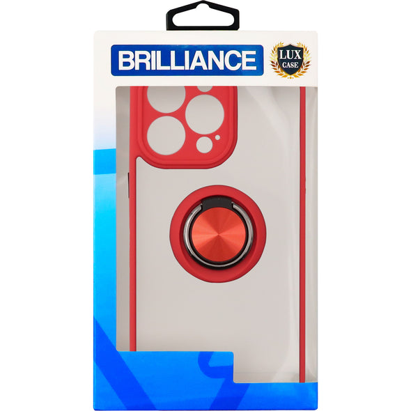 Brilliance LUX iPhone 13 Pro Eagle Eye Skin Feeling Case Red