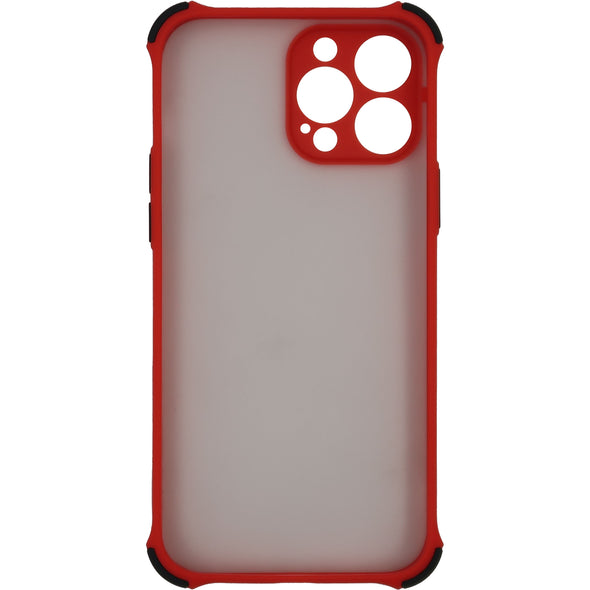 Brilliance LUX iPhone 13 Pro Max Hawkeye Anti Fall Skin Feel Combo Case Red