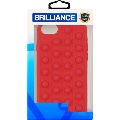 Brilliance LUX iPhone 7G/8G Decompression Solid Case Red