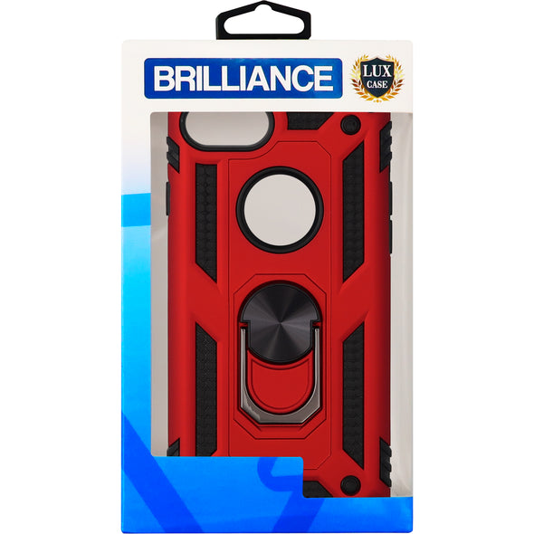 Brilliance LUX iPhone 7G/8G Sergeant Anti-fall Bracket Armor Case Red