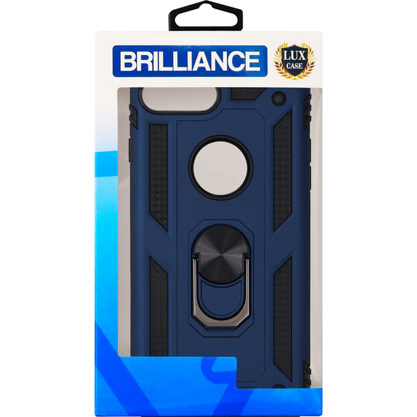 Brilliance LUX iPhone 7P/8P Sergeant Anti-fall Bracket Armor Case Navy Blue