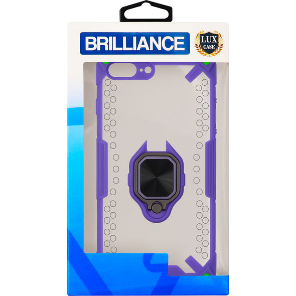 Brilliance LUX iPhone 7P/8P Vulcan Warrior Case Purple