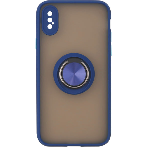Brilliance LUX iPhone X Eagle Eye Skin Feeling Case Navy Blue