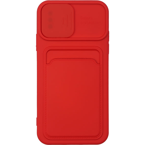 Brilliance LUX iPhone X Push window card case Red
