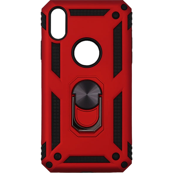 Brilliance LUX iPhone XR Sergeant Anti-fall Bracket Armor Case Red