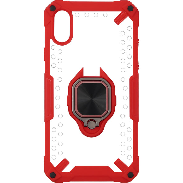 Brilliance LUX iPhone X Vulcan Warrior Case Red