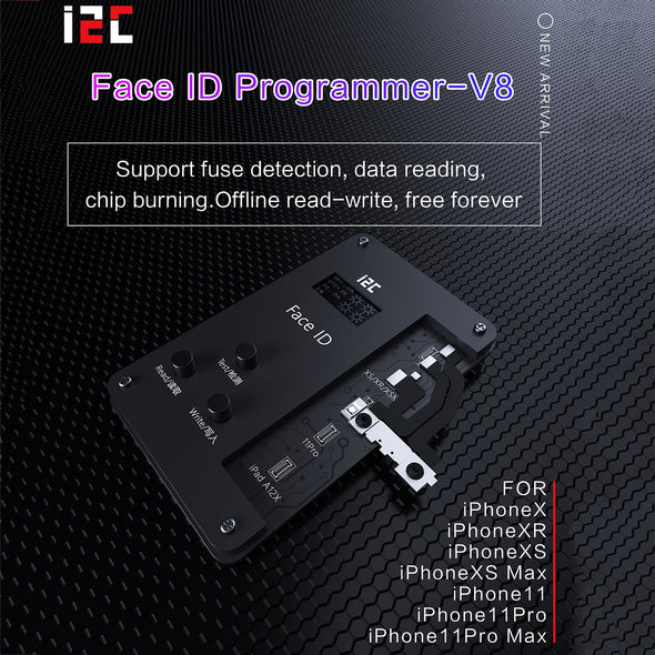 I2C FACE ID V8 PROGRAMMER FIXTURE FOR IPHONE X/XS/XSMAX/XR/11/11PRO/11PROMAX/12/12PRO/12MINI/12PROMAX