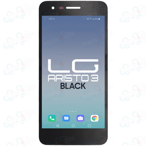LG Aristo 3 LCD With Touch Black.