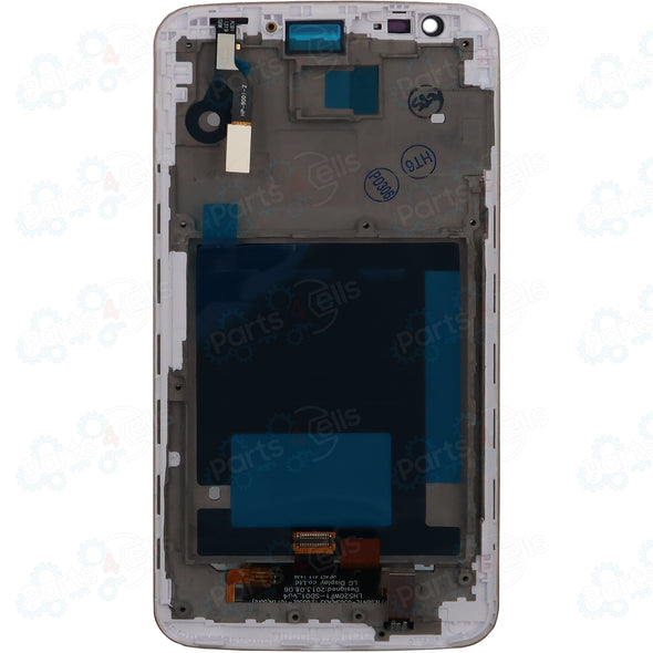 LG G2 LCD With Touch + Frame White