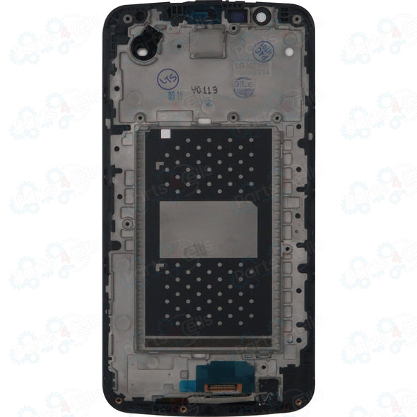 LG K10 LCD With Touch + Frame K420N White