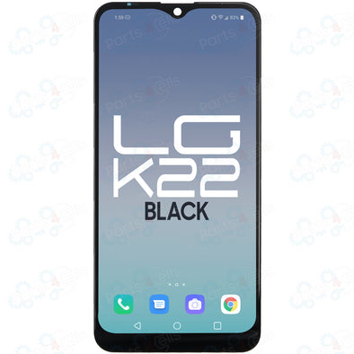 LG K22 LCD With Touch Black