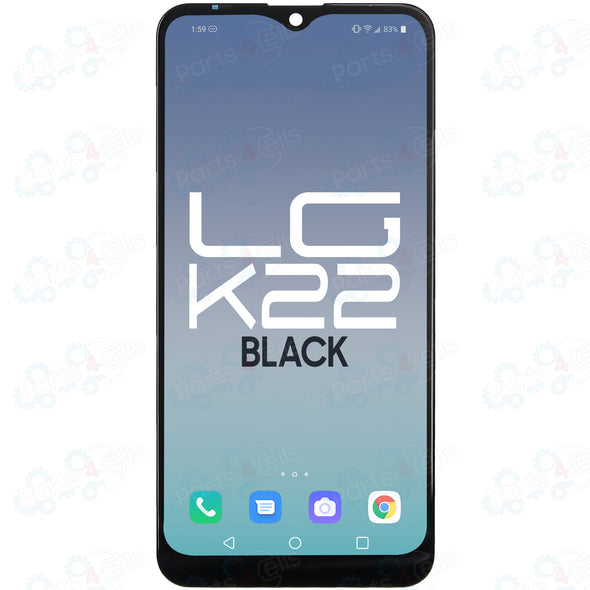 LG K22 LCD With Touch Black