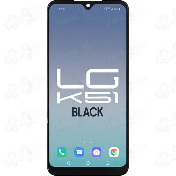 LG K51/ Q51 LCD with Touch Black