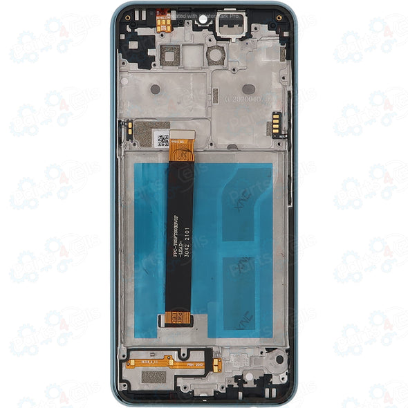 LG K51 / Q51 LCD with Touch + Frame Frozen White