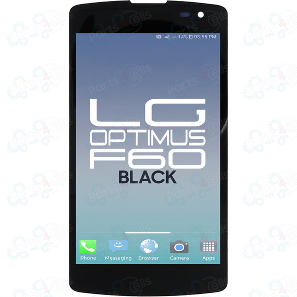 LG Optimus F60 LCD With Touch Black.