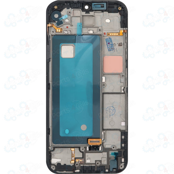 LG Phoenix 5 / K31 / K8X / K300 / Aristo 5  LCD with Touch + Frame Black with Volume & Power Flex