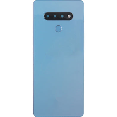 LG Stylo 6 Back Door W/Camera Lens & Finger Print Sensor Blue