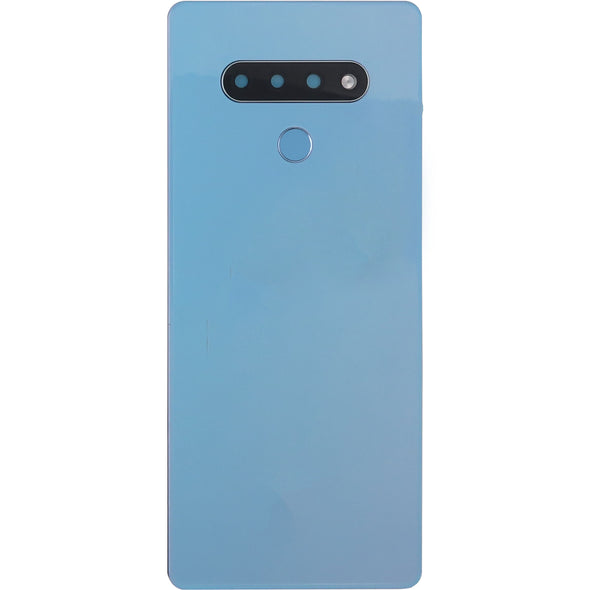 LG Stylo 6 Back Door W/Camera Lens & Finger Print Sensor Blue