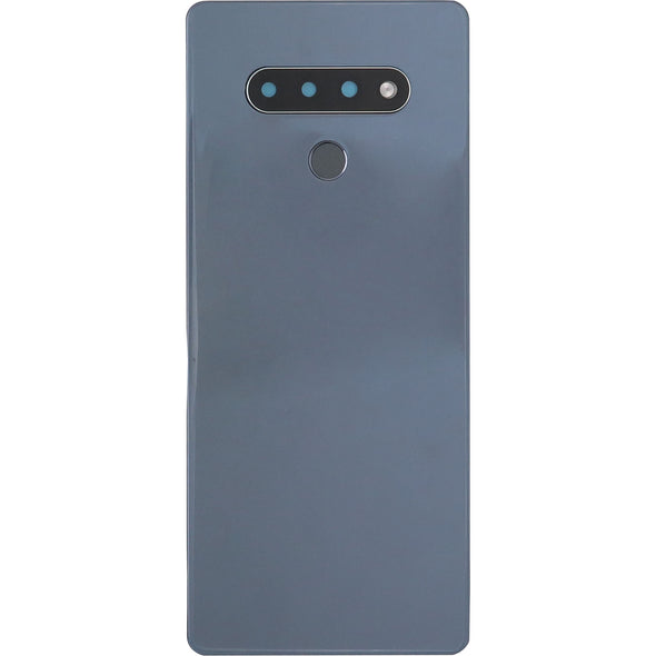 LG Stylo 6 Back Door W/Camera Lens & Finger Print Sensor Grey