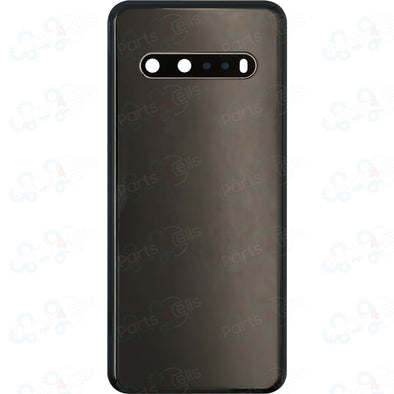 LG V60 ThinQ Back Door w/ Camera Lens + Adhesive Black