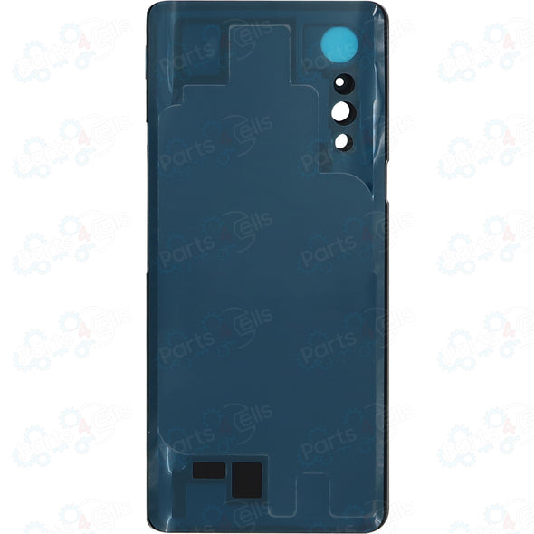 LG Velvet 5G Back Door + Adhesive Silver US Version